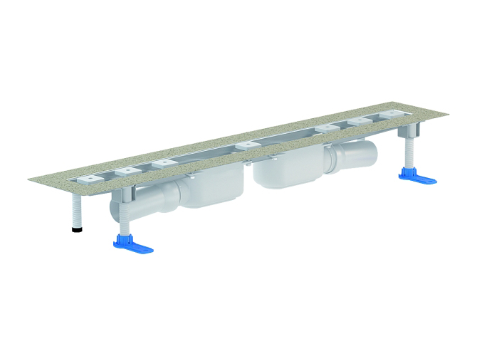 Dallmer Duschrinne CeraLine PLAN 2 Abl. F 800 mm DN 50 521903