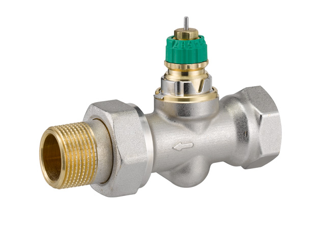 Danfoss Dynamic Valve RA-DV 20 pressure independent, R 3/4, straight, nickel plated 013G7726