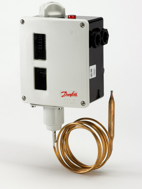 Danfoss Thermostat RT 4 sp -5 - 30 C spiral sensor with therm. return 017-503766