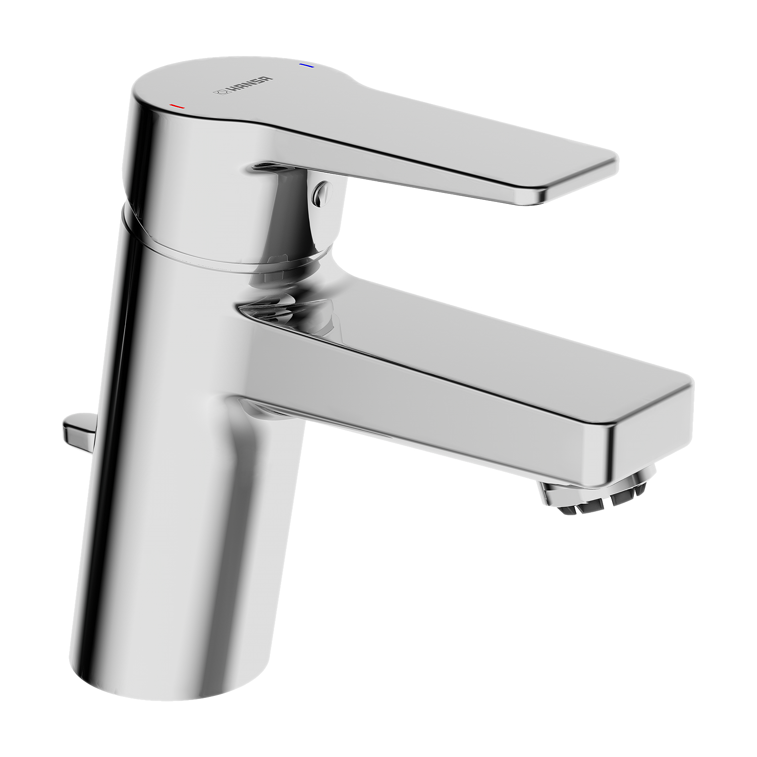 Hansa  Single-Lever basin mixer for open hot water heaters Low pressure Hansa twist 0913 solid Lever (metal) chrome-plated 09131183