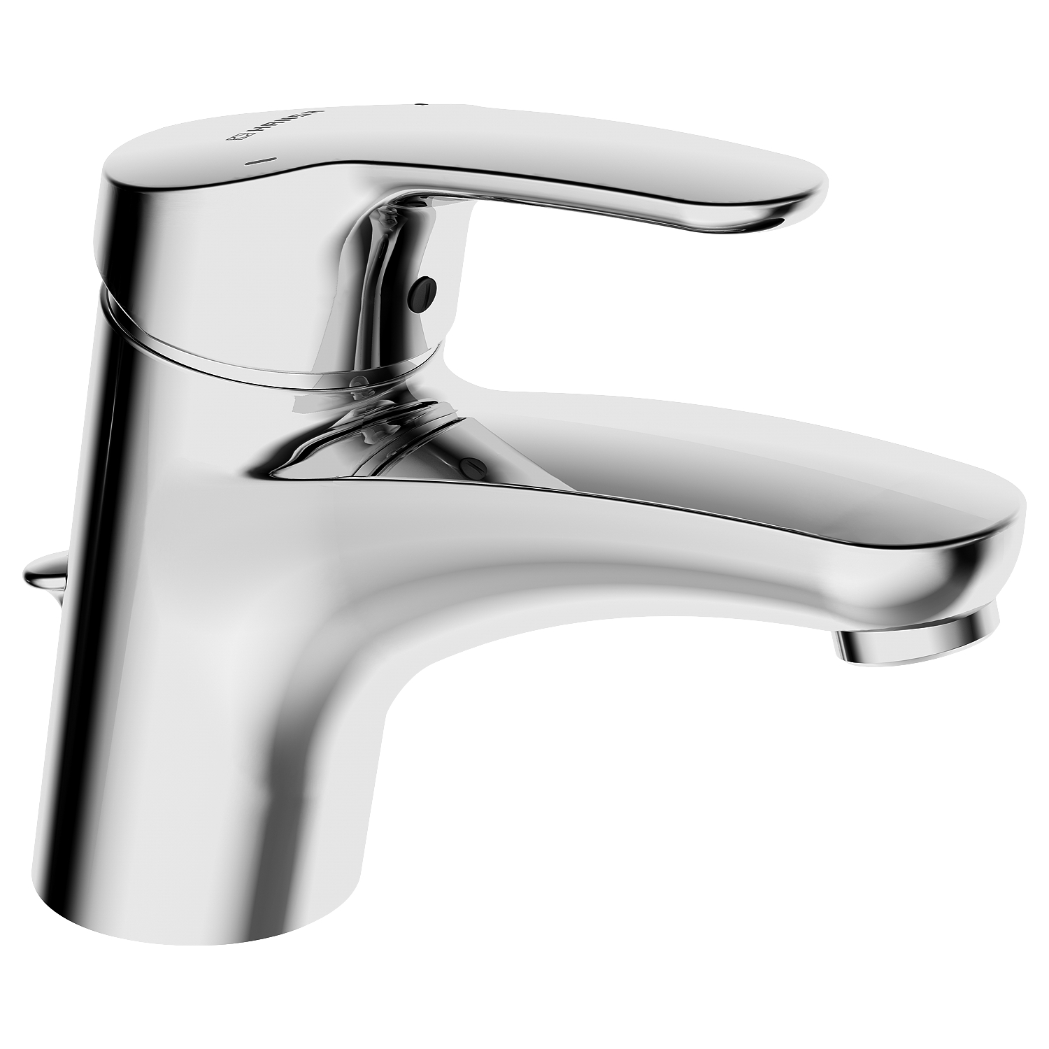 Hansa  One-hole single-Lever basin mixer Hansa mix 0109, chrome-plated 01092183