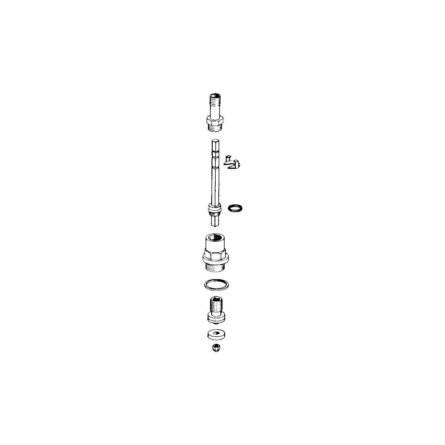 Hansa  Concealed installation  valve inset 45 - 80 mm 1/2 " 59902726