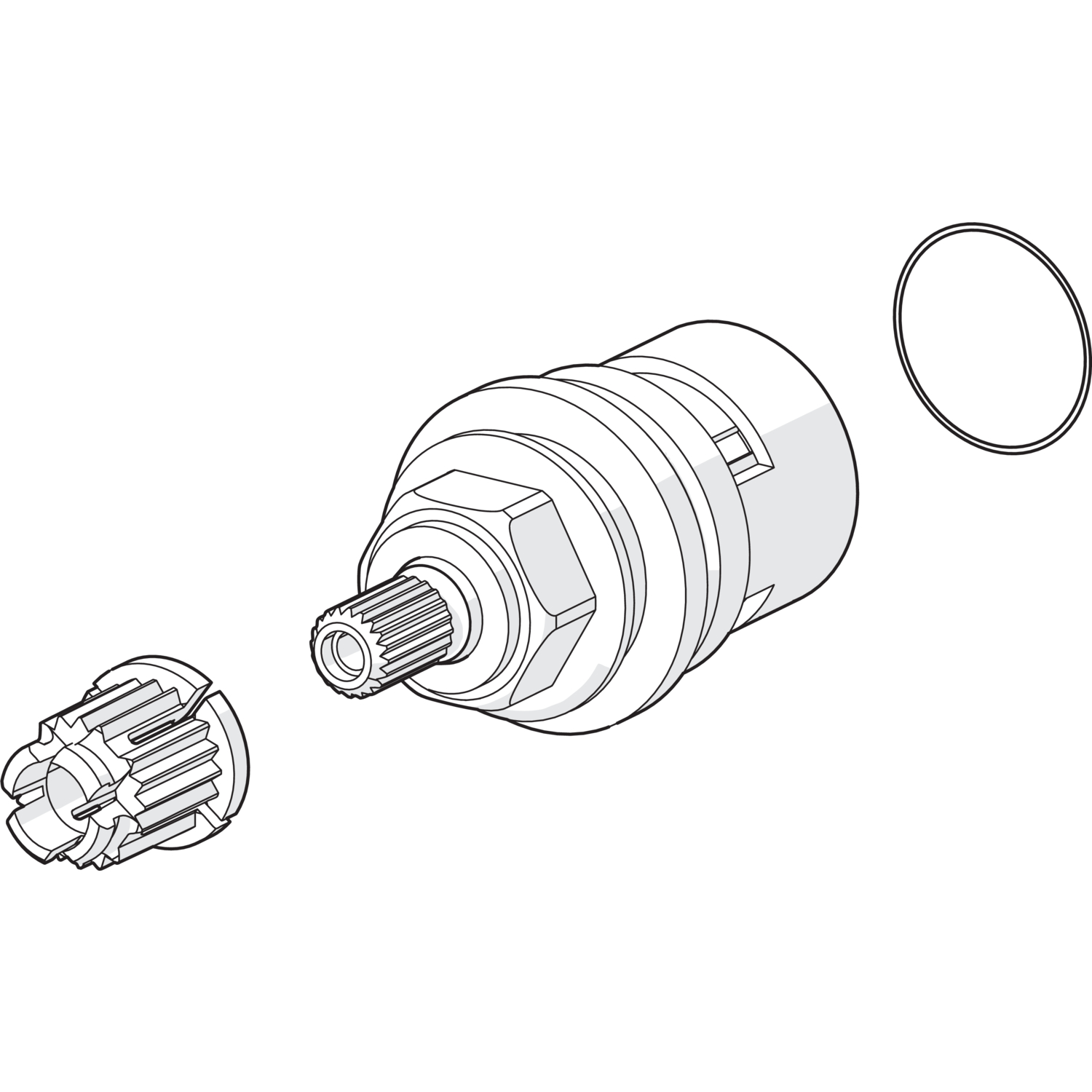 Hansa  Ceramics inset 3/4 " 90 SW17 59912165