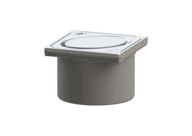 Kessel Upper section KE48202 Oval design cover, 120x120,Lock&Lift 48202