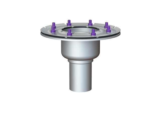 Kessel Ferrofix drain body KE54210 DN70, Vert. outlet, Press. fl. 54210