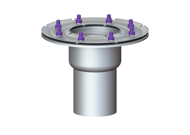 Kessel Ferrofix drain body KE54230 DN100, Vert. outlet, Press. fl. 54230