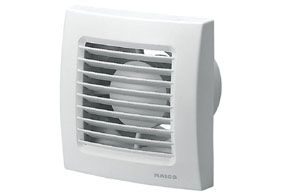 Maico Small room fan  With fixed internal grille and time delay switch ECA 120 VZ 0084.0007