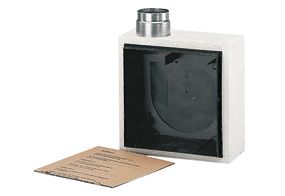 Maico Fire protection recessed-mounted housing with fire protection shut-off device for all fire protection systems for fitting an ER 60 / ER100 fan insert or Centro-M / Centro-E / Centro-H exhaust air element ER-UPB ER 0093.0968