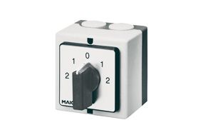 Maico Reversing pole-changing switch for surface-mounted installation, for motors with Dahlander circuit WP 1 0157.0105