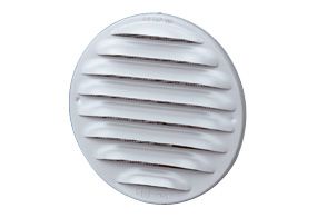 Maico Round external grille for DN 80 to DN 125 ducts, aluminium MGR 80/125 0078.0033