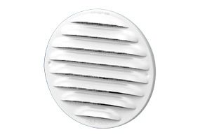 Maico Round external grille for DN 80 to DN 125 ducts, white MGR 80/125 0078.0070