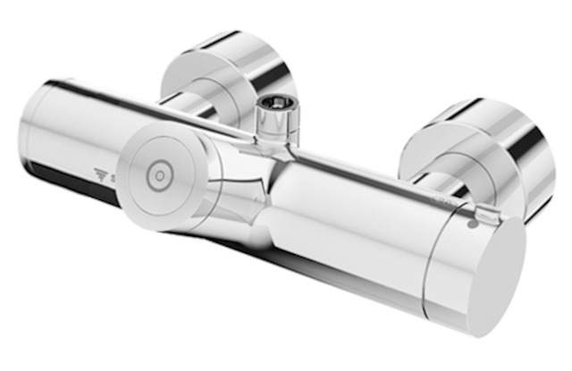 Schell AP-Duscharmatur VITUS VD-C-T/o Anschl. oben,Thermostat, CVD, SWS, chrom 002140699