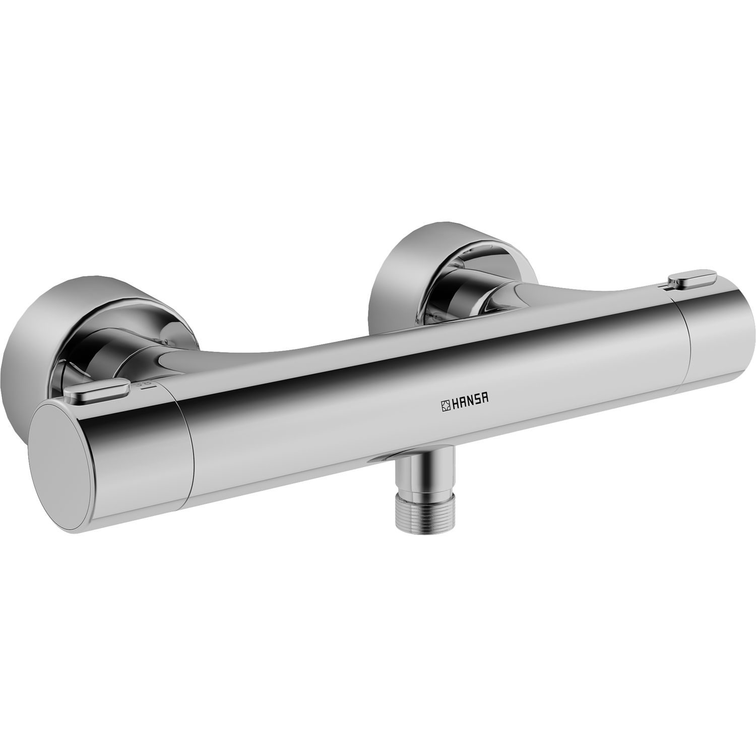 Hansa ThermostatShower mixer with S-Connection s Hansa prisma 5808  chrome-plated 58080101